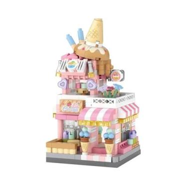 Imagem de Modelo De Brinquedo De Blocos De Construção De Comida De Rua Para Meni