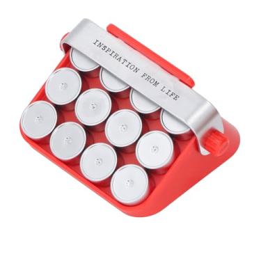 Imagem de OPPWONG Modelo de Máquina de Escrever Antigo Inovador Decoração de Mesa de Máquina de Escrever Ornamento Vintage para Decoração de Casa, Ornamentos para Mesa, Estante Sala de Estar (Vermelho)