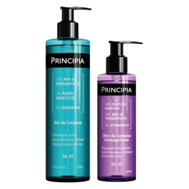 Imagem de Principia Kit Limpeza Profunda Anti Acne Gel de limpeza GL-01 + Oleo de Limpeza OL-01