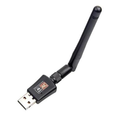 Imagem de Adaptador USB Wi-Fi Wireless 1800Mbps A-802, 2.4 GHz, USB 2.0, Antena Externa, IEEE 802.11n