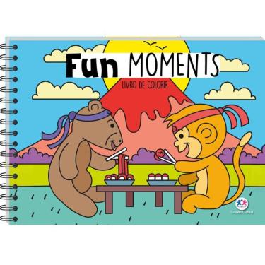 Imagem de Fun Moments - Livro de colorir com marcador