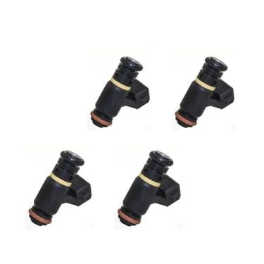 Imagem de Kit 4 Novo Bico Injetor Bico Compatível com FIAT Uno Way/Vivace 1.0 8V EVO Flex Palio 1.0 8V EVO Flex 2009+ 5 furos, 2 pinos IPE016 55227804 50191002