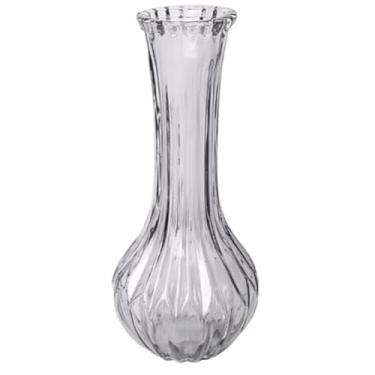 Imagem de Kit 2 Vaso Decorativo de Vidro 22cm Ondulado Centro