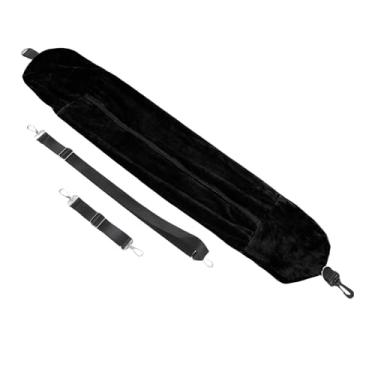 Imagem de Fabater Travesseiro de Pescoço de Viagem para Bagagem Extra, Luxuoso e Confortável Companheiro de Transporte para Viajantes Inteligentes, Viagens Aéreas Econômicas, Tecido de Pelúcia, 7,1 X 35,4