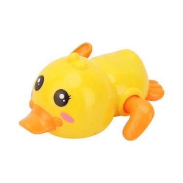 Imagem de Brinquedos De Banho Para Bebês: Pato De Natação E Veículo De Desenho A