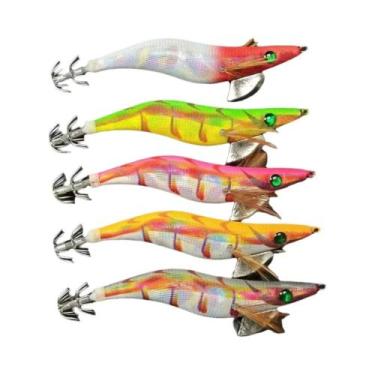 Imagem de Conjunto De Iscas Para Pesca De Camarão De Água Salgada Glow 5pcs Isca