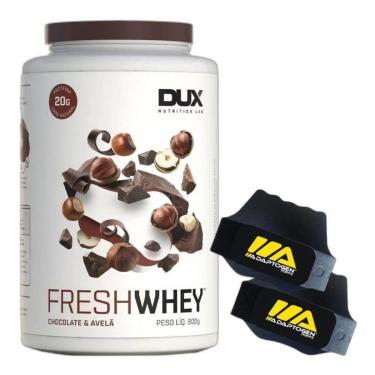 Imagem de Fresh Whey Isolado Hidro Chocolate 900g + Luva Adaptogen Dux-Unissex
