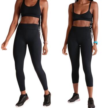 Imagem de Kit 2 Calças Leggings Lupo Levanta Bumbum Poliamida Flexível-Feminino