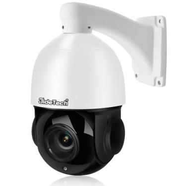 Imagem de YoLuKe Câmera de segurança PTZ de 5 MP ao ar livre, zoom óptico de 20x, câmera IP PoE com rastreamento automático e detecção humana