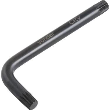 Imagem de Chave Multidentada 08mm Tipo L Curta Cromo Vanádio Vonder