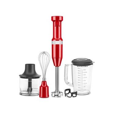 Imagem de Mixer de Mão com Acessórios e Velocidade Variável KitchenAid Empire Red - KEB54AV 110