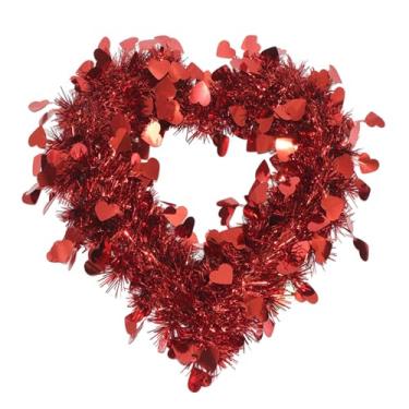 Imagem de Tachiuwa Guirlanda de Porta em Formato de Coração para O Dia Dos Namorados, Decoração para O Dia Dos Namorados, Amor