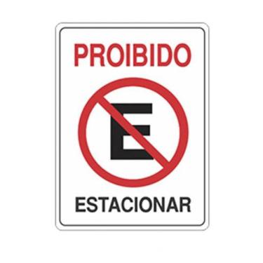 Imagem de Placa De Sinalização Proibido Estacionar  ( 20X 30 ) Placa De Aviso -