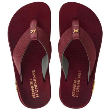 Imagem de Chinelo Infantil Kenner Kivah Fluminense Kids - Vinho, 33/34