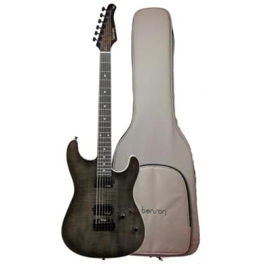 Imagem de Guitarra Elétrica Benson Hardy S Modern Charcoal Burst com Capa - Corpo Sólido, Timbre Versátil, Design Moderno
