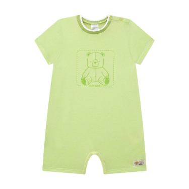 Imagem de Macacão Bebê Menino Malha Urso Verde Luc.Boo-Masculino