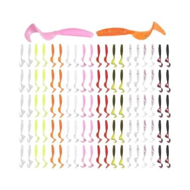 Imagem de Iscas De Pesca De Silicone Macio De 4cm, 100 Peças, 04g, Wobbler Artif