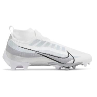 Imagem de Nike Chuteira de futebol masculina Vapor Edge Pro 360, Branco/preto-metálico prateado, 14
