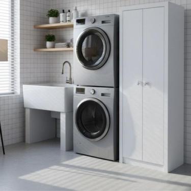 Imagem de Armário Multiuso 2 Portas AM3113 Tecno Mobili, Branco