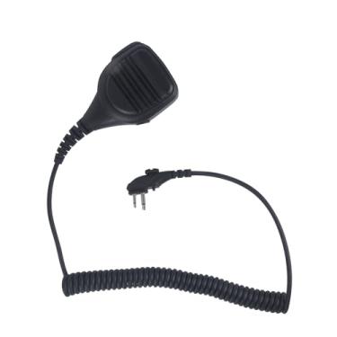 Imagem de JUYODE BD502i Walkie Talkie Speaker Microfone de rádio bidirecional microfone de ombro portátil para Hytera BD502 BD552i PD502 PD502i PD402i PD562i HYT TC-508 TC-580 TC-610 RCA RDR2500 com conector de