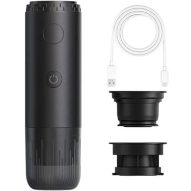 Imagem de Café Portátil com Tecnologia Cerâmica de Aquecimento Preciso Dispositivo Infusão Rápida Recarregável via USB para Escritório Viagem Máquina Espresso E