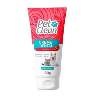 Imagem de Creme Dental Carne Pet Clean 60G Para Cachorros E Gatos