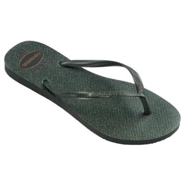 Imagem de Chinelo Feminino Havaianas cor:Verde Olive;tamanho:41/42