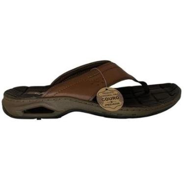 Imagem de Chinelo Pegada 533235 Tamanho Especial Masculino Pinhão-Masculino