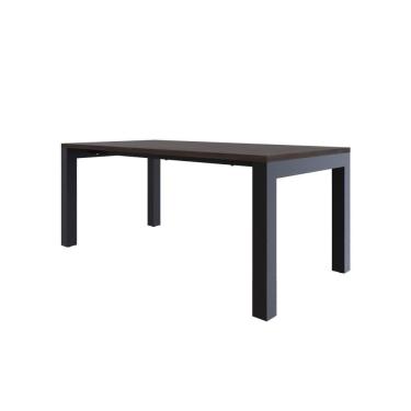 Imagem de Mesa De Jantar Bronx U 180x90x77cm Brmj9180u Terracota - Est.preta Terracota/est.preta