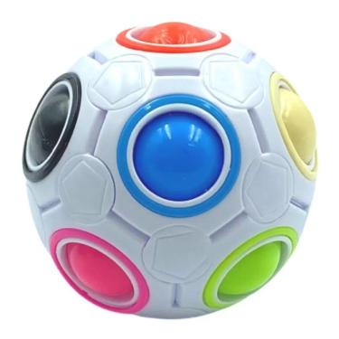 Imagem de Football Fidget Cube Jogo Quebra Cabeça Infantil 12 Buracos