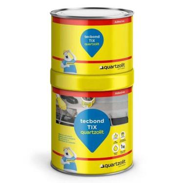Imagem de Adesivo Epóxi Tecbond Tix 1kg - Colagem De Concreto E Materiais à Base De Cimento