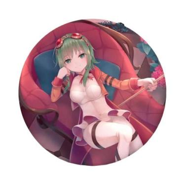 Imagem de Broche Redondo De Lata GUMI De Menina Anime Para Roupa E Mochila - bil