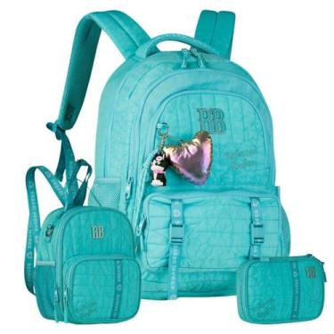 Imagem de Kit Mochila De Costas Rebecca Bonbon Lancheira E Estojo Box - Clio Sty