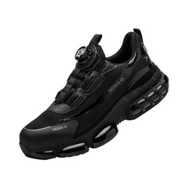 Imagem de Botas De Segurança Masculinas Com Botão Rotativo, Antiesmagamento, Ant