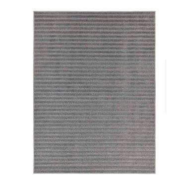 Imagem de Tapete Para Sala Realce Listras 52 Grafite 1,00x1,50m