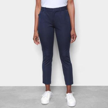 Imagem de Calça Sarja GAP Lisa Feminina, Azul, 30