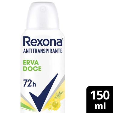 Imagem de Desodorante Antitranspirante Aerosol Feminino Rexona Erva Doce 72 hora
