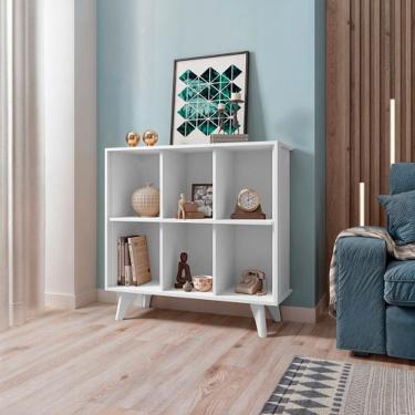 Imagem de Aparador Organizador Panama Branco - RV Móveis