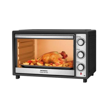 Imagem de Forno Elétrico 52L Family Grill Inox Mondial Preto/Inox 1800W - FRN-52-BI