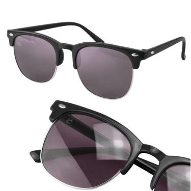 Imagem de oculos sol retro proteção uv preto menino criança infantil acetato pre
