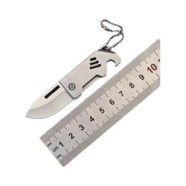 Imagem de Canivete Portátil Mini Dobrável Em Aço D2, Afiado, Com Abridor De Garr