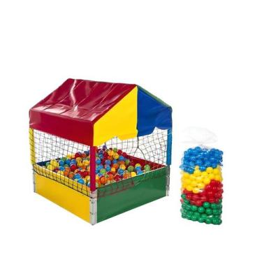 Imagem de Piscina de Bolinhas Nacional Premium 1,00m + 500 bolinhas- Rotoplay Br