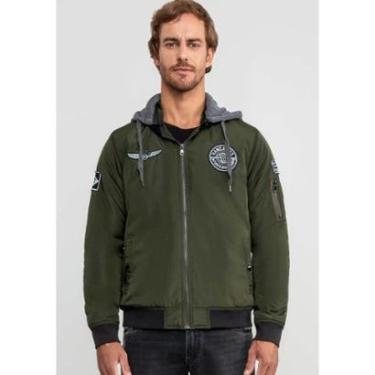 Imagem de Jaqueta Bomber Masculina com Capuz Removível-Feminino