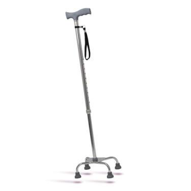 Imagem de Bengala em Alumínio 4 pontas com 10 Regulagens de Altura até 100kg Hidrolight