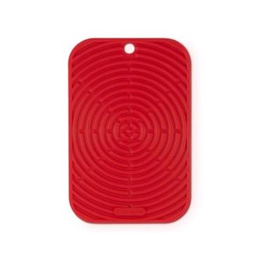 Imagem de SUPORTE PARA PANELAS LE CREUSET 24CM RETÂNGULAR EM SILICONE VERMELHO 93005000060000