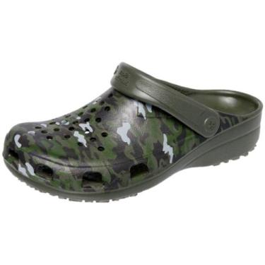 Imagem de Babuche EVA Anatomico Ortopedico Estampa Camuflada Alta Absorção de Im