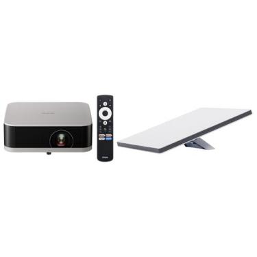 Imagem de Projetor Portátil Smart Epson Full HD - Cinza + Antena Internet Via Sa