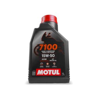 Imagem de Óleo Motul 7100 15W50 4T P/ Motor 100% Sintético 1 Litro Motos