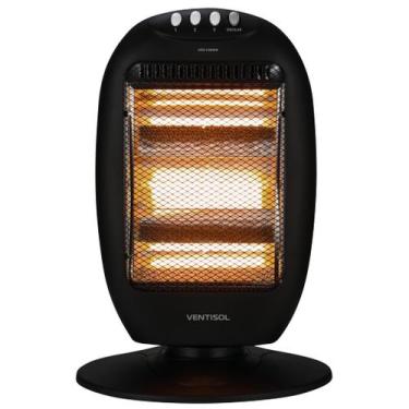 Imagem de Aquecedor Halógeno Ventisol AH-02I 1200W Preto 220V