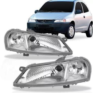 Imagem de Par farol celta 99 2000 2001 2002 2003 2004 2005 06 cromado - BBS / AI